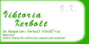 viktoria kerbolt business card